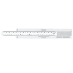 Calibre para medir Sulcos de Pneus Médios 160X30X5 Milímetros Logo Raizen Bonfim