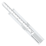 Calibre para medir Sulcos de Pneus Médios 160X30X5 Milímetros Logo Raizen Bonfim