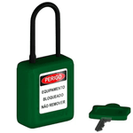 Cadeado Verde com Haste Plástica 38 Milímetros CPVD14004CD Tagout
