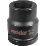 Soquete Sextavado Impacto Curto 24mm Encaixe 3/4 Pol 3061340024 Vonder