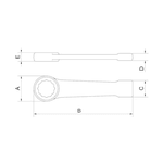 Chave Estrela Bater CRV 65mm 44632065 Tramontina
