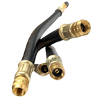 Kit 8 Suportes Simples FNT-1048 + 8 Extensões Flexíveis de Borracha 210mm 5510