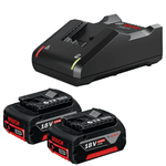 Kit 2 Baterias 4 Ampère com Carregador AL18V-40 18 Volts 1600A02RM8 Bosch