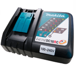 Kit 2 baterias 5.0 Ampere-hora com 1 Carregador Bivolt e Maleta KITMAK1850B Makita