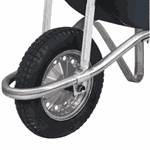 Carrinho de Mão Cinza Chapa 24 60L 000111E Metalosa