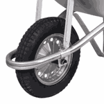 Carrinho de Mão Galvanizado Chapa 24 60L 00147 Metalosa