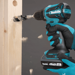 Parafusadeira/Furadeira de Impacto com 1 Bateria18V DHP490WVX1 Makita