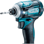 Parafusadeira de Impacto 1/4 Pol à Bateria 40V TD001GZ + Maktrak T-90065 Makita