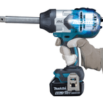 Chave de Impacto Eixo Longo 3/4 Pol DTW1005Z + 2 Baterias 18V 5Ah + Carregador Bivolt Makita