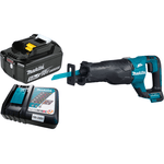 Serra Sabre DJR187 + Bateria 18V 5Ah + Carregador Bivolt Makita