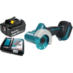 Cortadora Compacta à Bateria DMC300 + Bateria 18V 5Ah + Carregador Makita