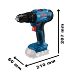 Parafusadeira Impacto Bateria Litio 18V 13mm 18.0V 13MM 0601.9K3.1E5-000 Bosch