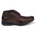 Bota Masculina Comfort em Couro Bovino Brown