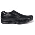 Sapato Social Masculino Comfort em Couro Bovino Preto