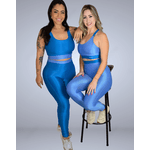 Calça Legging Feel Rib - Azul Tifany
