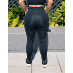 Calça Legging Luna com Ziper - Preto
