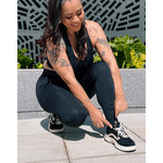 Calça Legging Luna com Ziper - Preto