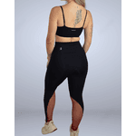Calça Legging Com Tela Cold