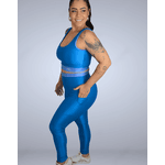 Calça Legging Line - Azul Petroleo 