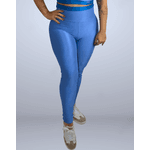 Calça Legging Feel Rib - Azul Tifany