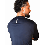 Camiseta Fitness Masculina Manga Longa Dinamic Preto