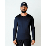 Camiseta Fitness Masculina Manga Longa Dinamic Preto