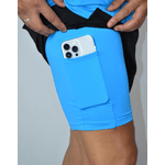 Short Action Masculino - Preto / Azul 