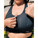 Top Luna Ziper - Preto