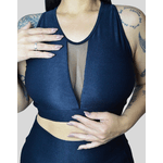 Top Satin Line - Preto