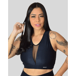 Top Satin Line - Preto