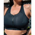 Top Luna Ziper - Preto