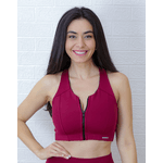 Top Luna Ziper - Rouge 