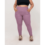 Calça Legging Rec/ Bol Plus Rosa