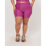 Bermuda Plus Size Framboesa