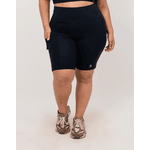 Bermuda Plus Size Preta