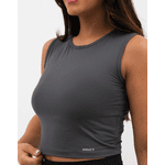 Regata Cropped - Cinza 