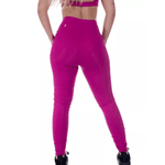 Calça Legging Bolso Frontal Rosa