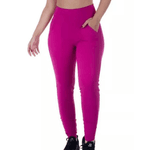 Calça Legging Bolso Frontal Rosa