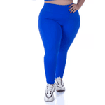 Calça Legging Bolside Plus Size Azul