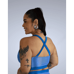 Top Alça Virgem Azul Tifany 
