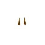 Brinco Gota Chapa Dourado 2.2cm 