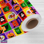 Toalha De Mesa Em Tnt Estampa Halloween, 70x70 Kit 10und