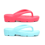 Kit 2 Tamancos Puff Feminino Pink e Azul 
