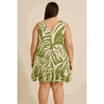 Vestido Folhagem Tropical