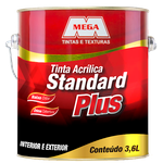 TINTA ACRÍLICA STANDARD PLUS 3,6L MEGA