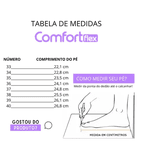 SANDALIA COMFORT FLEX PRETO 