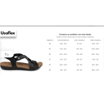 SANDALIA USAFLEX REBU RASTEIRA