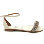 SANDALIA VIZZANO BRANCO OFF CRISTAL BLACK DIAMONT
