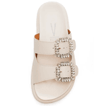 PAPETE VIZZANO BRANCO OFF/NIQUEL-CRISTAL 