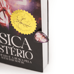 Livro Música e Mistério + Palheta + Selo de autografo